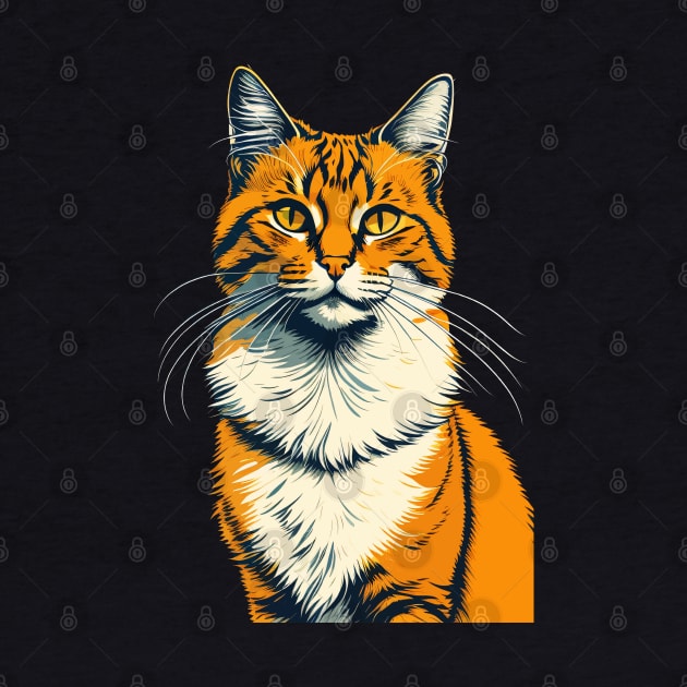 Orange Feline Cat by DeathAnarchy